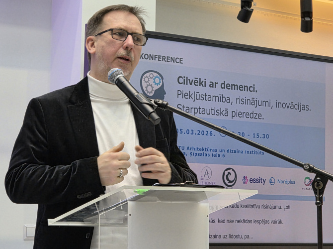 Nodibinājuma “Invalīdu un viņu draugu apvienība “APEIRONS”” valdes priekšsēdētājs Ivars Balodis